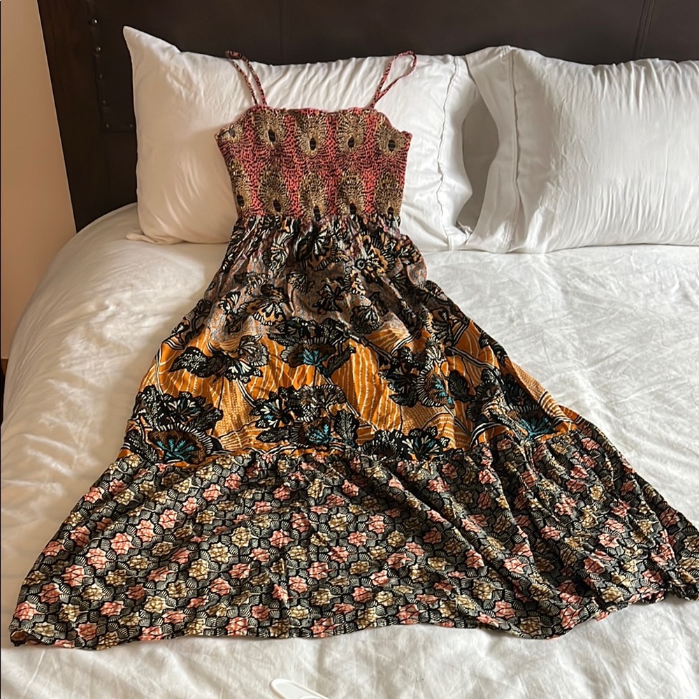 Bohemian Floral Maxi Dress